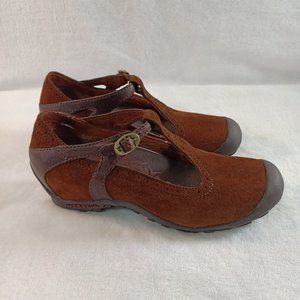 Merrell Plaza T Strap Sport Mary Jane - Dark Brown